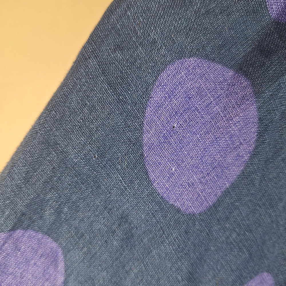 Gudrun Sjoden Polka Dot Cotton Tunic Euro Boho Lagenlook Folk Top Medium - Picture 6 of 8